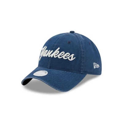 New York Yankees Gorra | New Era MLB Team Script 9twenty Adjustable Cap Mexico - Azules